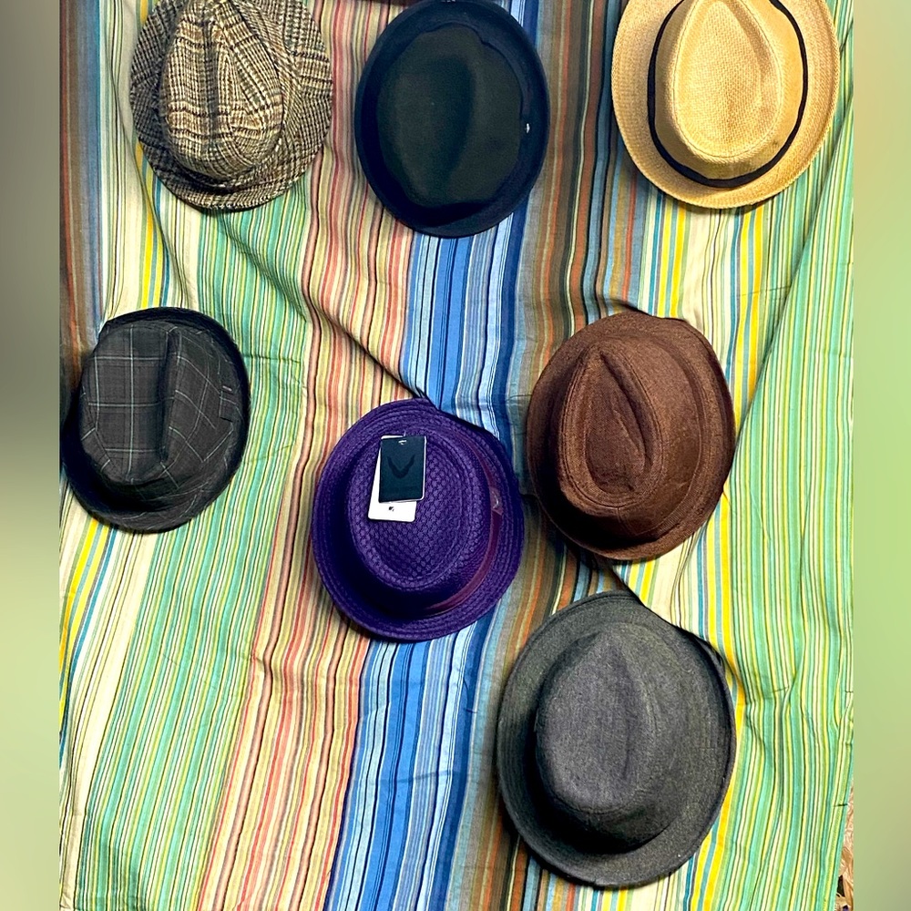 Men’s fedoras lot